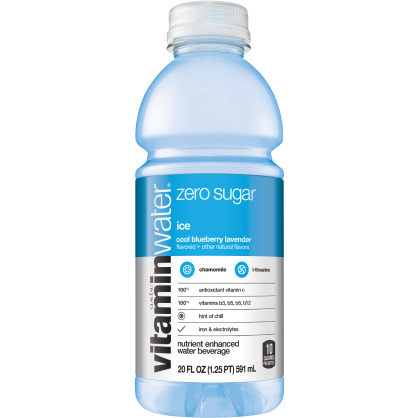 VITAMIN WATER ICE ZERO SUGAR 20OZ/12CT