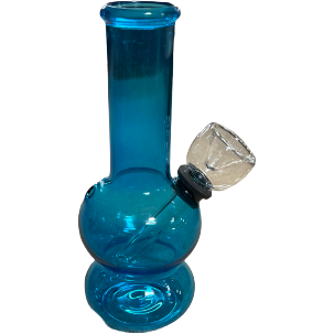 WATER PIPE CLEAR BLUE 5IN