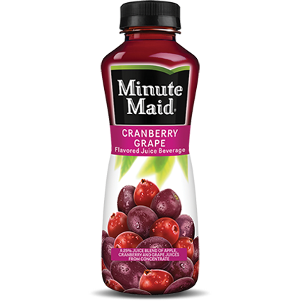 MINUTE MAID JUICE CRANBERRY GRAPE 12OZ/24CT