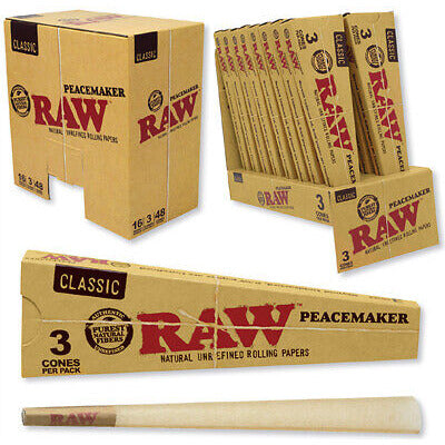 RAW PEACEMAKER CONE 3CT/16PK