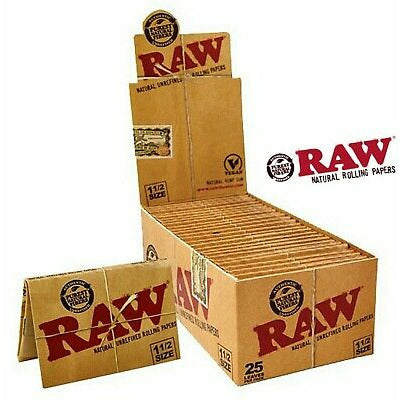 RAW PAPER 1 1/2 25CT BOX