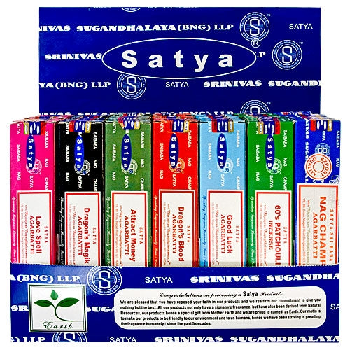 SATYNA NAG CHAMPA INCENSE DISPLAY 42CT