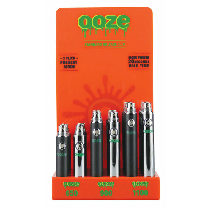OOZE BUTTON 510 BATTERY 24CT DISPLAY