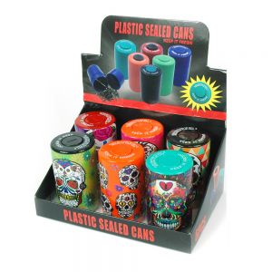 AIRTIGHT PLASTIC SEALED CANS MIX DESIGN 6CT