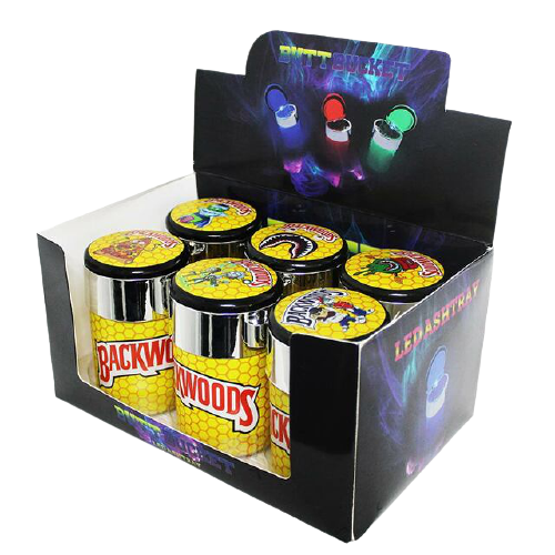 DESIGN LED ASHTRAY 6CT